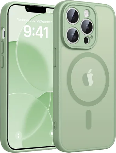 Miniatura 269 de FNTCASE - Funda para iPhone 16 Pro: magnética, mate, translúcida, de grado militar, protectora contra caídas, resistente, fina, duradera y a prueba