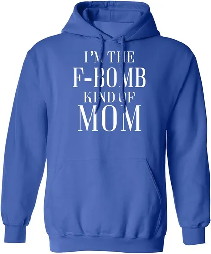 Miniatura 11 de zerogravitee Sudadera con capucha para adulto con texto en inglés "I'm the F-Bomb kind of Mom