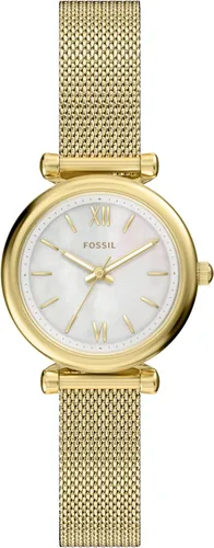 Miniatura 21 de Fossil Carlie - Reloj de cuarzo de acero inoxidable de tres manecillas para mujer