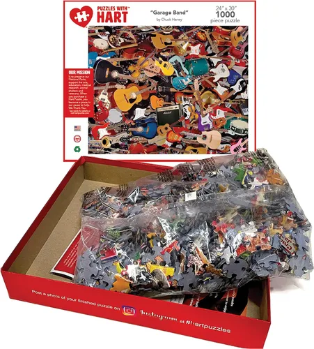 Miniatura 3 de Garage Band - Rompecabezas de 1000 piezas, 1 EA