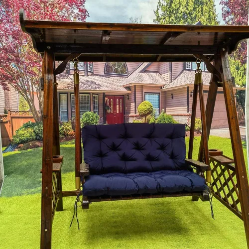Miniatura 2 de Cojines de asiento de repuesto para jardín al aire libre, impermeables para porche, muebles de jardín, patio