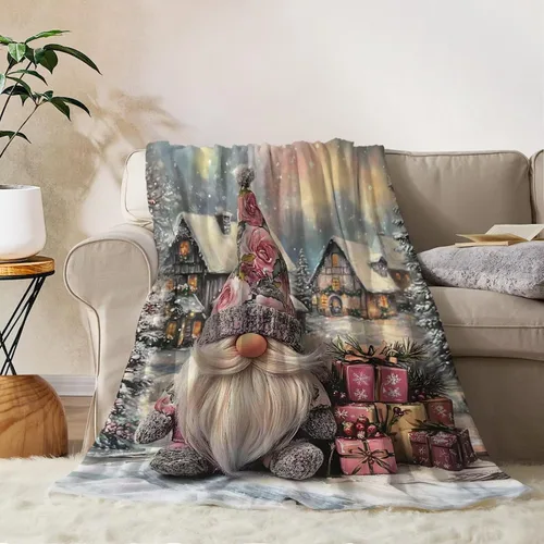 Miniatura 15 de YeeJu Manta de Navidad para Bebé Decorativa Roja a Cuadros Manta Navideña para Niños Pequeños Manta para Envolver Mascotas Cuna Suave Ligera