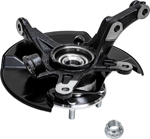 Miniatura 7 de Detroit Axle - Kit de 4 brazos de control delanteros para Honda Civic 06-11, 2 nudillos de dirección y cubos de cojinetes de rueda, 2 brazos