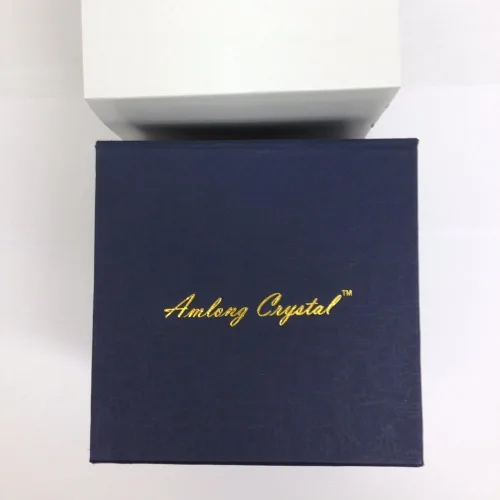 Miniatura 4 de Amlong Crystal Pirámide iridiscente: colores del arco iris de 2.5 pulgadas de alto con caja de regalo