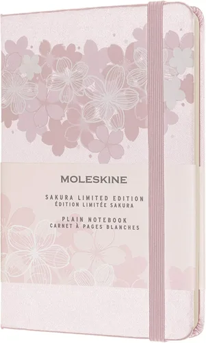 Miniatura 30 de Moleskine Edición Limitada Sakura - Cuaderno, tapa dura, grande (5 x 8.25 pulgadas), a rayas/con líneas, Caja de Coleccionista Premium Swan