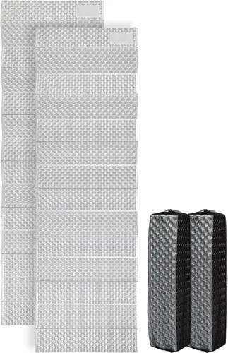 Miniatura 17 de REDCAMP Almohadillas de espuma plegable para acampar para dormir, almohadilla impermeable de espuma de celda cerrada para dormir mientras acampas