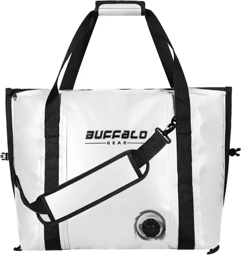 Miniatura 16 de Buffalo Gear Enfriador de pescado aislado – Bolsa de fondo plano impermeable de 27.5 cuartos de galón, 58 cuartos de galón, a prueba de fugas