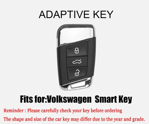Miniatura 2 de Funda para llavero de automóvil con llavero para Volkswagen VW Atlas Golf Alltrack Jetta Passat Tiguan Arteon Funda para llave de coche Accesorios
