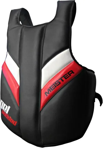 Meister Protector de pecho de torso completo con acolchado de gel para MMA, boxeo y Muay Thai