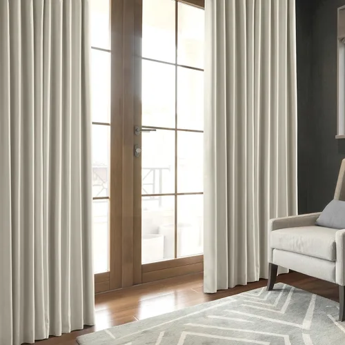 Miniatura 4 de HPD HALF PRICE DRAPES Cortinas opacas sólidas con aislamiento térmico para dormitorio, cortina de 84 pulgadas de largo (1 panel), cortinas opacas