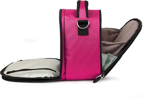 Miniatura 4 de Vangoddy – Laurel Bolsa para Nikon Coolpix P990/P610/P900/P530/P600/P7800/P520/P510/P500/P100/P90/P80 Digital SLR Cámaras (Rosa)