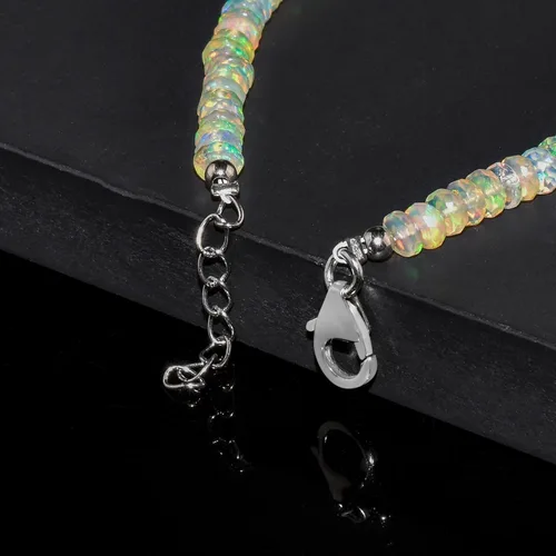Miniatura 5 de Multi Gemstone Link Choker Bracelet