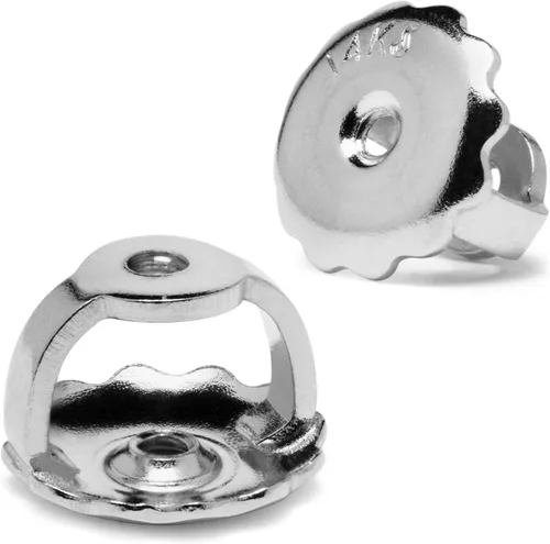 Miniatura 6 de Aretes de oro macizo de 14 quilates Redondos, peras, ovalados, cojín, esmeralda, princesa y corazón Postes de rosca 0.50 a 4.0 CTW Con caja