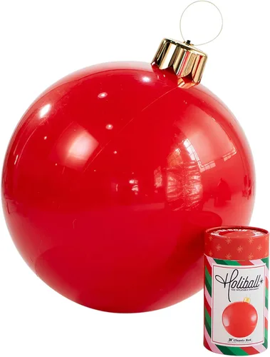 Miniatura 40 de Ornamento Navideño Inflable Holiball – Decoración Definitiva para Interior/Exterior – Reutilizable y Fácil de Almacenar – para Bodas, Fiestas, Plata