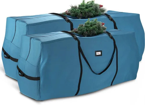 Miniatura 2 de Hearth & Harbor - Bolsa de almacenamiento para árbol de Navidad - Bolsa para árbol de Navidad artificial con asas reforzadas, cremallera doble