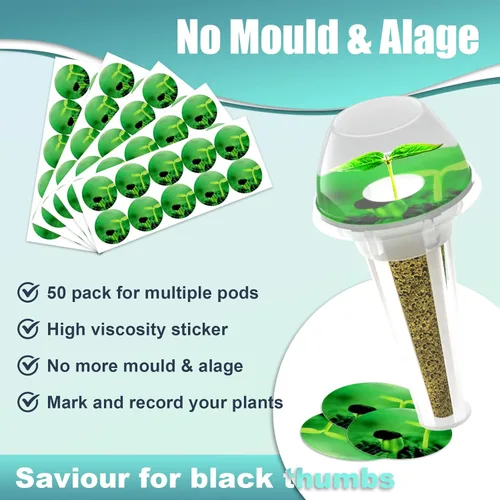 Miniatura 3 de Haligo Kit de cápsulas de semillas de 124 piezas para Aerogarden, kit para cultivar cualquier cosa para jardín hidropónico interior, suministros