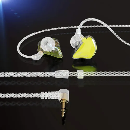 Miniatura 5 de BASN Bmaster - Auriculares intraurales con aislamiento de ruido, monitor de 1BA+2DD con armadura equilibrada híbrida de dos controladores IEM