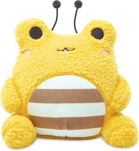 Cuddle Barn PlushGoals - Rana Adorable y Supersuave Bumble Wawa Vestida de Abeja, Juguete de Peluche Coleccionable Kawaii, 9 pulgadas