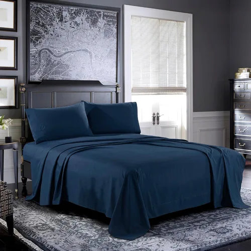 Miniatura 17 de Pure Bedding Sábanas – Juego de sábanas individuales [3 piezas, azul cielo] – Hotel Luxury 1800 microfibra cepillada – Suave y transpirable – Sábana