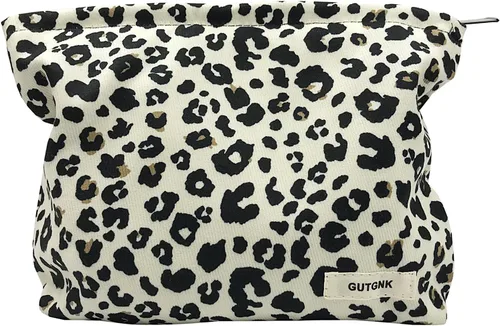Miniatura 13 de Bolsa de maquillaje para mujeres, bolsa de cosméticos de pana con diseño estético, bolsa de mano para damas, estuche para lápices para niñas, lindo