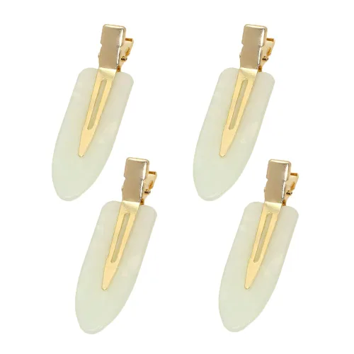 Mini Skater Pinzas pequeñas para el cabello de 2.4 pulgadas, sin arrugas, sin doblar, bonitos pasadores, accesorios para mujeres, rizado y fino,