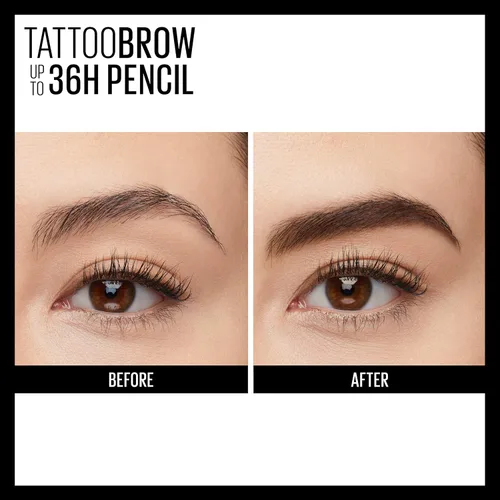 Miniatura 4 de Maybelline Tattoostudio - Lápiz para cejas, a prueba de agua 257 MARRÓN MEDIO