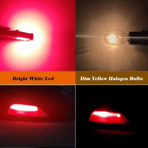 Miniatura 3 de firiKer 4 luces de freno LED rojo brillante 921 T15 912 W16W, sin errores 45SMD-4014 chipsets, 912 921 906 bombillas LED de coche para coche