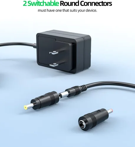 Miniatura 4 de Superer 26V 24V Massage Gun Charger Fit for Vybe Pro, Lifepro Sonic, Pulse FX, M1, X, LX, Flex, Dynaflex, Dynasphere Models, Multiple Connectors
