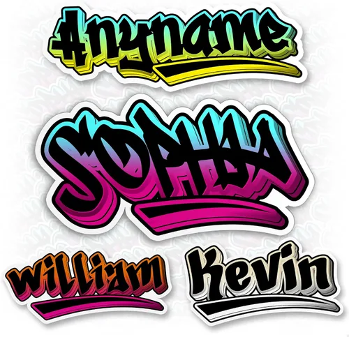 Miniatura 8 de Adhesivo retro con nombre personalizado, calcomanías personalizadas con nombre, hippie vintage, lindo troquelado impermeable para laptop, botella