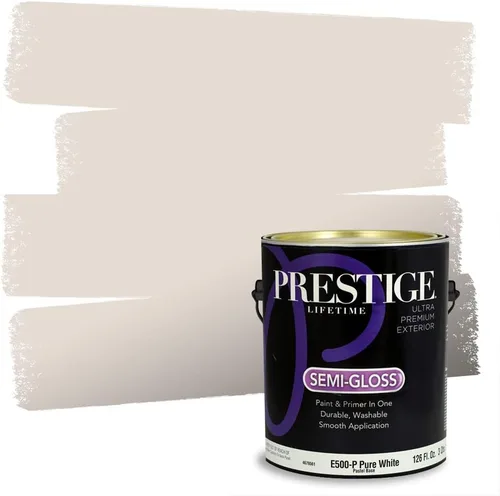 Miniatura 169 de Prestige Paints - 2 en 1, pintura base y pintura de exterior, P500-N-SW7020 SW6991-PCM