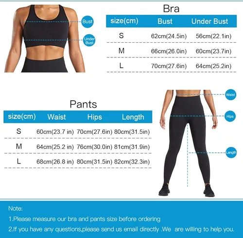 Miniatura 6 de WodoWei - Conjunto de 2 piezas de entrenamiento para mujer