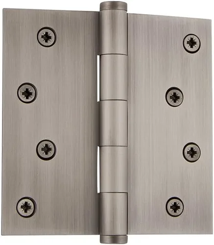 Miniatura 4 de Grandeur Hardware 824304 Bisagra residencial con punta de bellota de 3.5 pulgadas con esquinas de radio de 5/8 pulgadas en peltre antiguo