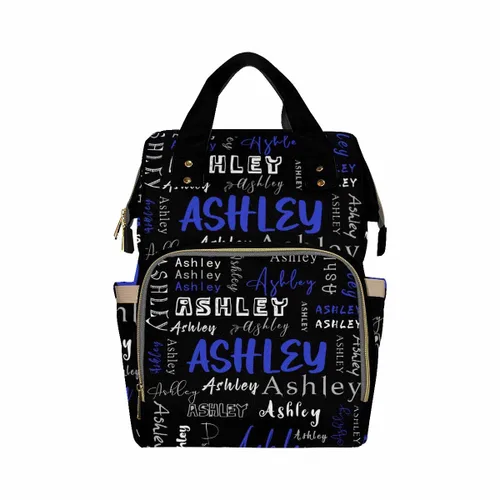 Miniatura 42 de InterestPrint Bolsa de pañales con nombre, mochila personalizada para hombres y mujeres, Color 17, Mochilas Daypack