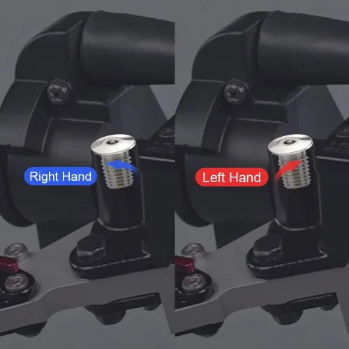 Miniatura 4 de Tornillos de acero inoxidable para orificios de espejo de motocicleta, ajuste universal para Svartpilen/Vitpilen, CB500F/CRF250L, FZ-09/Tenere 700