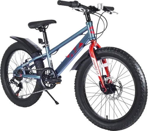 Miniatura 29 de Bicicleta de montaña para niños de 20 pulgadas, bicicleta de montaña para niños y niñas de 8 a 12 años, 7 velocidades para adolescentes, bicicletas