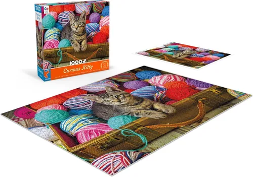 Miniatura 4 de Ceaco - Garry Gay - Gatito curioso - Rompecabezas de 1000 piezas