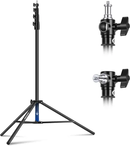 Miniatura 14 de NEEWER - Soporte para focos de iluminación con amortiguación de aire de 3m/9.8 pies, soporte de trípode de metal resistente para fotografía