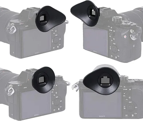 Miniatura 2 de Visor de ocular ovalado para cámara giratoria para Sony A9II A7RIV A7RIII A7RIII A7RII A7RII A7SII A7II A7II A7 A7S A7R Mark IV III II A7M3 A9 A58