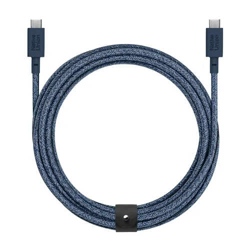 Miniatura 9 de Native Union Cable de correa XL de 100 W – Cable de carga USB-C a USB-C ultra fuerte de 10 pies para iPhone 17/17 Pro/17e, iPhone Air, MacBook Cosmos