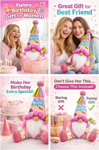 Miniatura 5 de Decoraciones de feliz cumpleaños: divertidos regalos de cumpleaños para mujeres, ella, mamá, niñas, amistad, hermana, esposa, madre, abuela, jefa