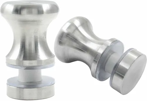 Miniatura 9 de Paquete de 2 manijas de puerta de cristal de ducha, perillas de acero inoxidable para puertas de ducha de doble cara, accesorios para puertas