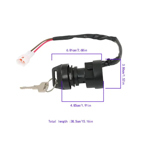 Miniatura 2 de marddpair Interruptor de llave de encendido de repuesto para Yamaha Raptor 250 660R 350 700