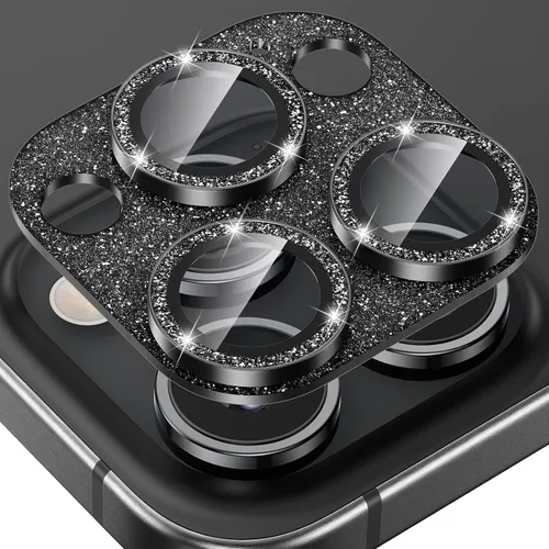 Miniatura 25 de Tensea Protector de lente de cámara para iPhone 16 Pro/iPhone 16 Pro Max/iPhone 15 Pro/iPhone 15 Pro Max, cubierta de vidrio templado de aleación