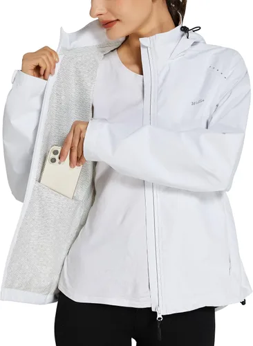Miniatura 2 de Willit Chaquetas de ciclismo para mujer, chaquetas impermeables para correr, chaqueta ligera cortavientos para senderismo, plegable