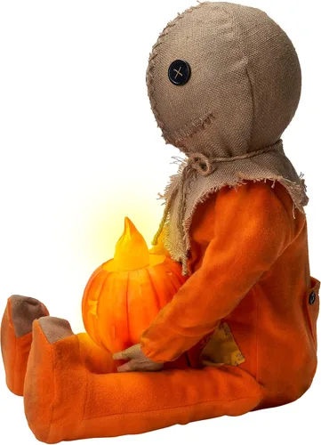 Miniatura 4 de Spirit Halloween Muñeca Sam sentado iluminado - Trick 'r Treat, multicolor