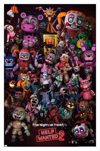 Miniatura 8 de Five Nights at Freddy's: Help Wanted 2 - Póster de pared de grupo