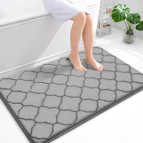Miniatura 144 de OLANLY Alfombra de Baño de Espuma Viscoelástica de 24 x 16 pulgadas, Ultra Suave y Absorbente, Alfombras de Baño Antideslizantes, Cómodas, Lavables
