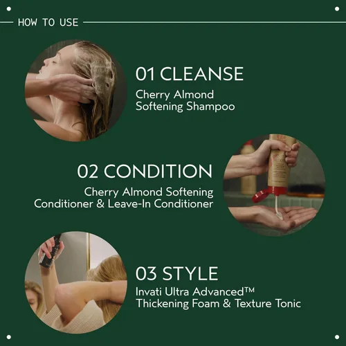 Miniatura 5 de Aveda Cherry Almond Softening Conditioner for Normal to Dry Hair 98% Naturally Derived* with Coconut Oil & Shea Butter Silicone Free