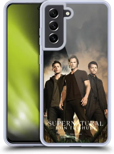 Miniatura 116 de Head Case Designs Supernatural Sam, Dean & Castiel Key Art - Funda de gel con licencia oficial [protección de grado militar] compatible con Google