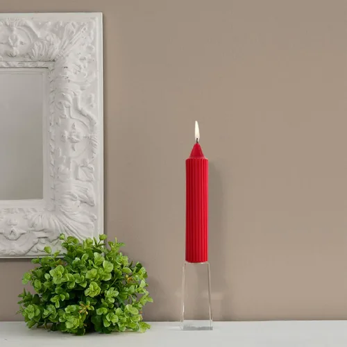 Miniatura 6 de Root Candles Velas de Cena Sin Aroma Juego de Velas en Caja de Mezcla Premium de Cera de Abeja, 9 Pulgadas, Rosa Polvoriento, 4 Unidades Rosa